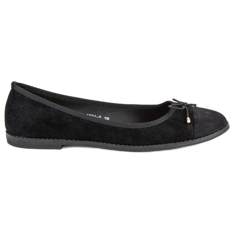 Queentina Elegante schwarze Ballerinas