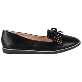 Super Me Schwarze Ballerinas