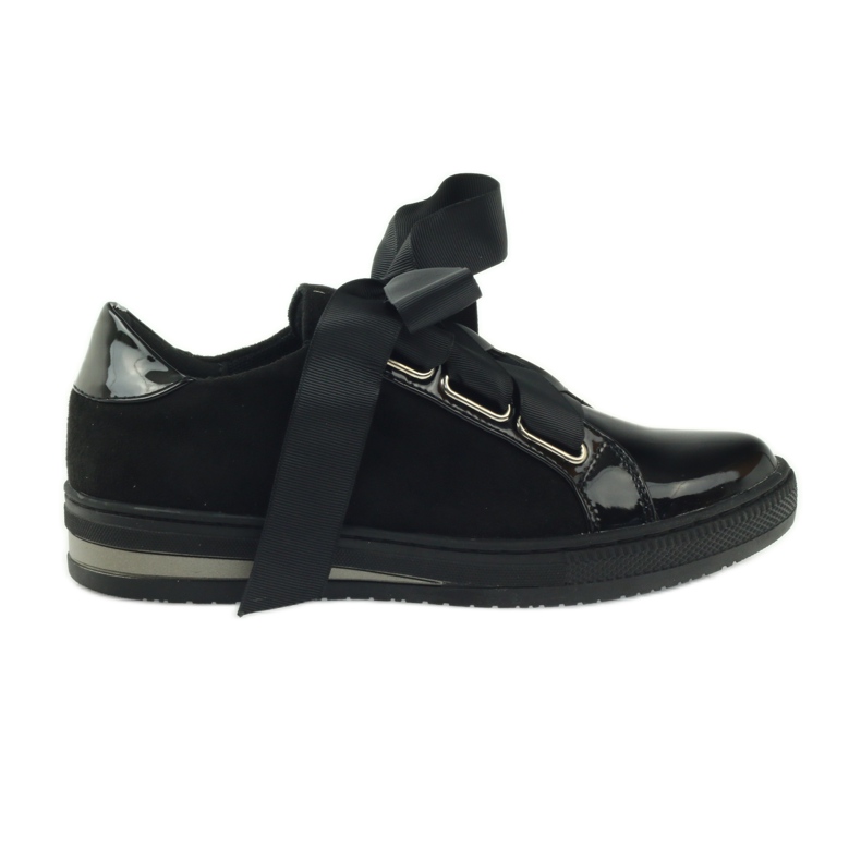Creepers Leder Innensohle Filippo Schuhe schwarz