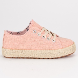 Kylie Kinder Turnschuhe Espadrilles rosa