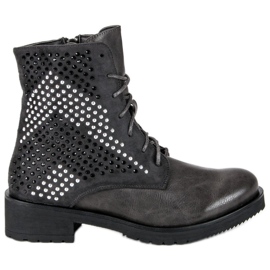 Rock Boots Arbeit grau