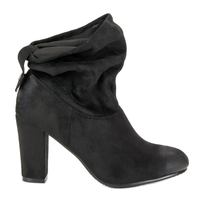 Wildlederstiefel am VINCEZA Pfosten schwarz