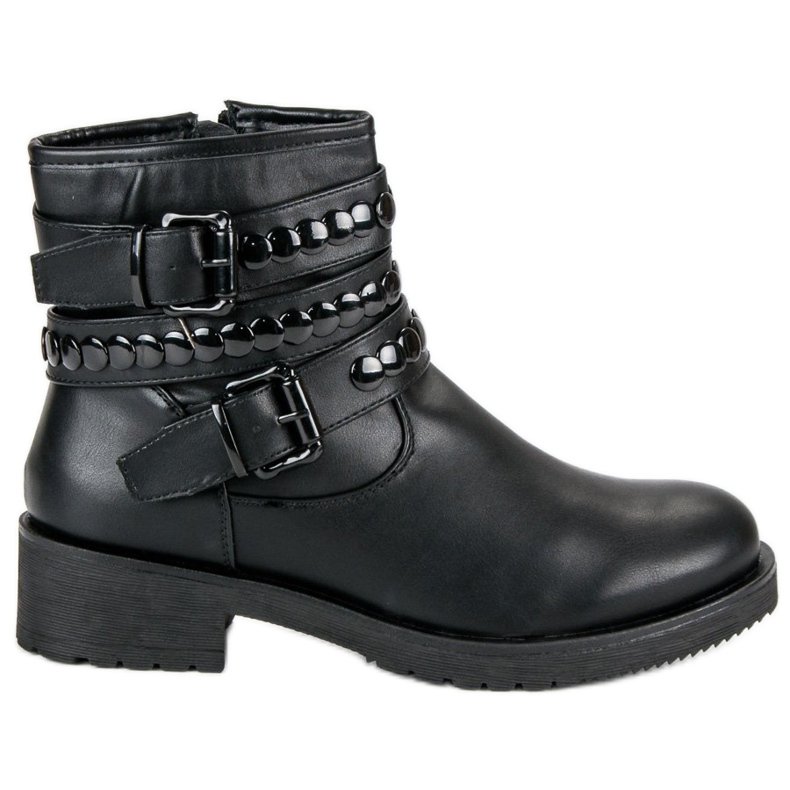 Stylische Arbeitsstiefel schwarz