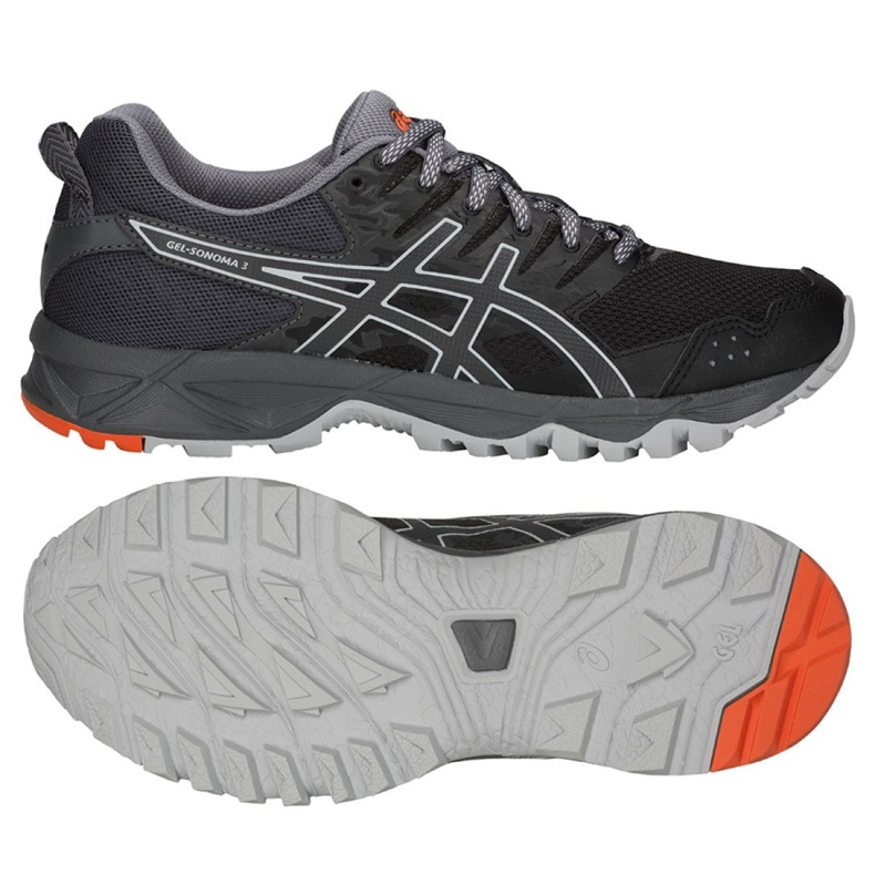 Laufschuhe Asics Gel Sonoma 3 W T774N-001 schwarz