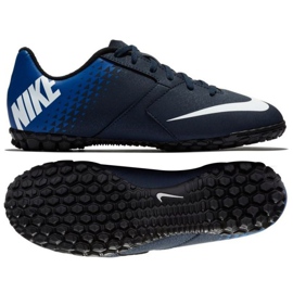 Nike BombaX Tf Jr 826488-414 Fußballschuhe schwarz schwarz