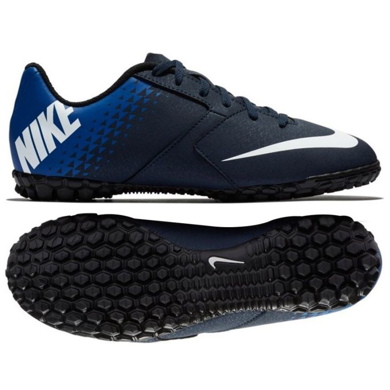 Nike BombaX Tf Jr 826488-414 Fußballschuhe schwarz schwarz