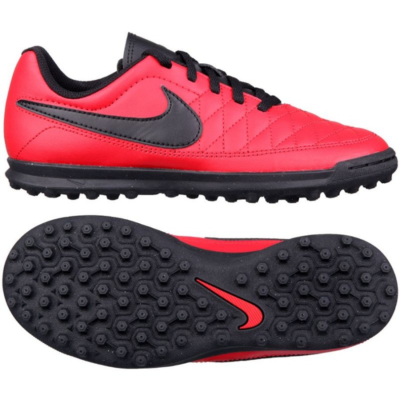 Nike Majestry Tf Jr AQ7896-600 Fußballschuhe rot rot
