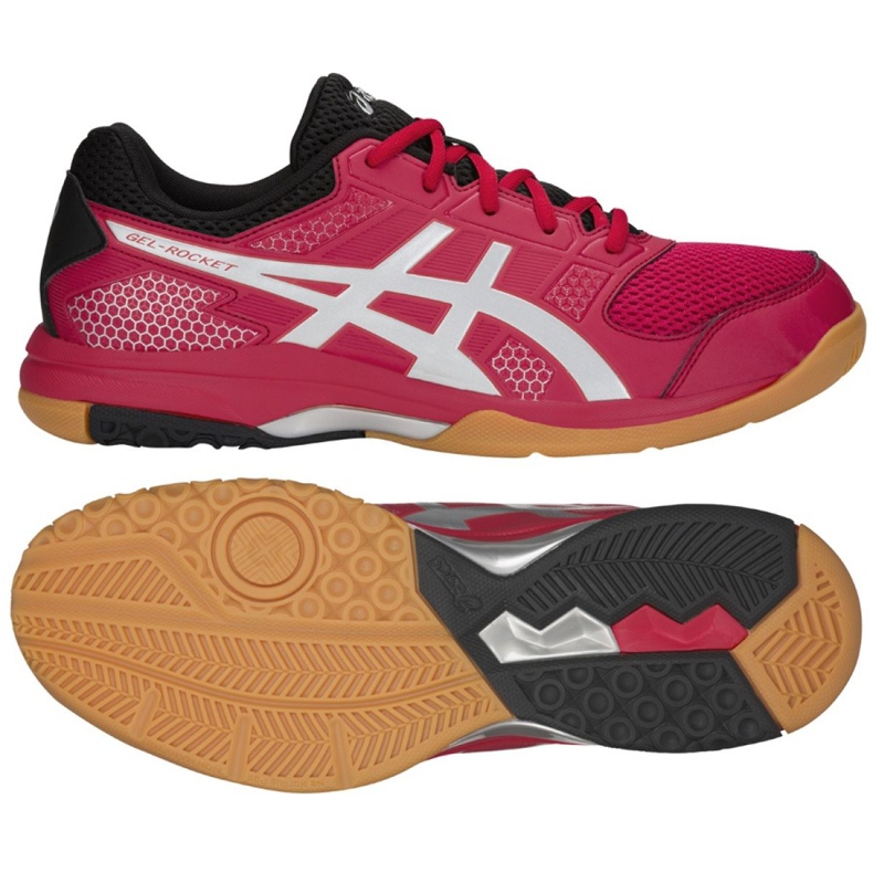 Asics Gel Rocket 8 M B706Y-600 Volleyballschuhe rot mehrfarbig