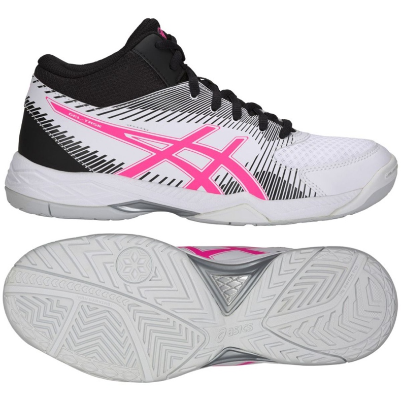 Asics Gel-Task Mt W B753Y-100 Volleyballschuhe weiß weiß