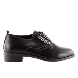 Schwarze Damen-Loafer C-7160 Schwarz