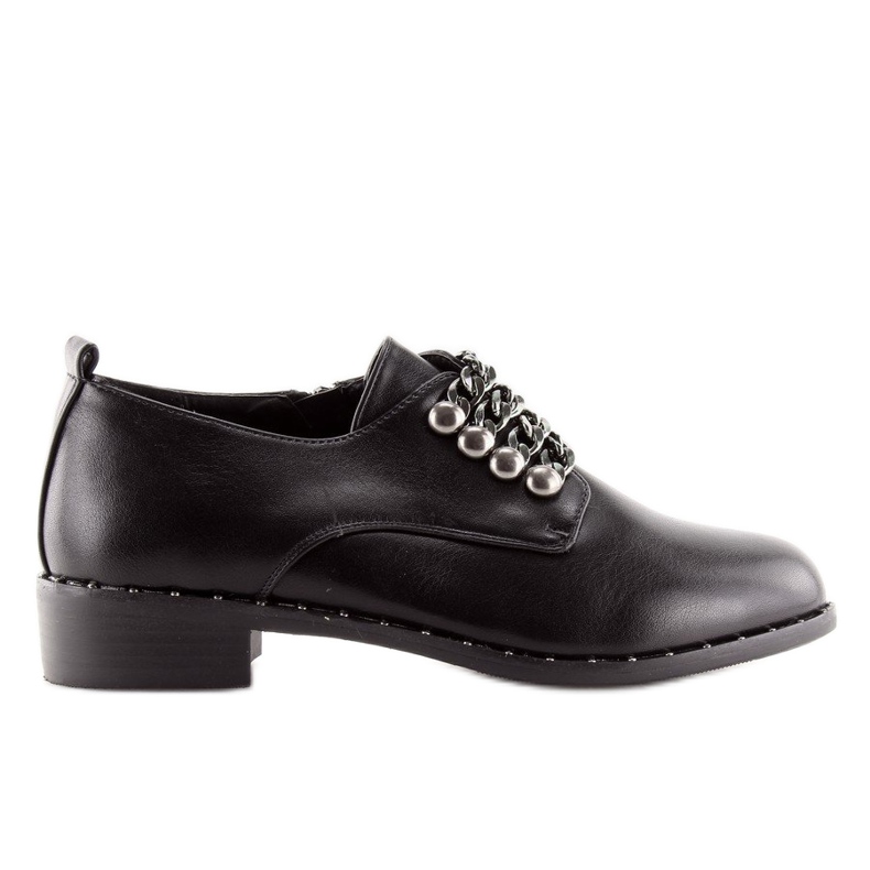 Schwarze Damen-Loafer C-7160 Schwarz