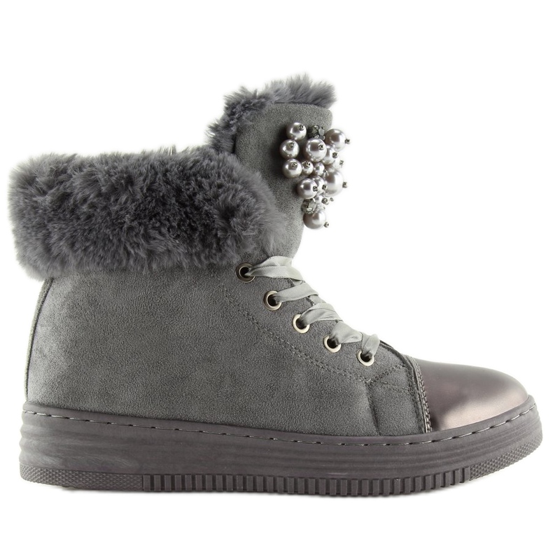 Grau KK-97 Graue, dick isolierte Sneaker