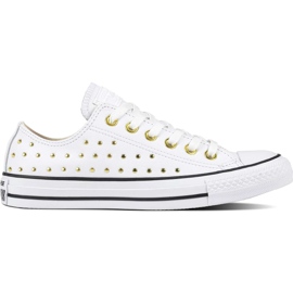 Converse Chuck Taylor All Star Leder Weißgold