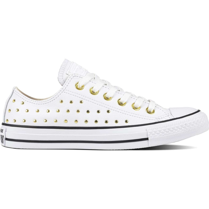 Converse Chuck Taylor All Star Leder Weißgold