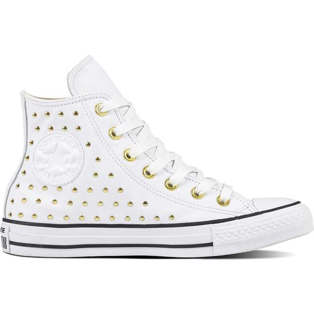 Converse Chuck Taylor All Star Leder Weißgold