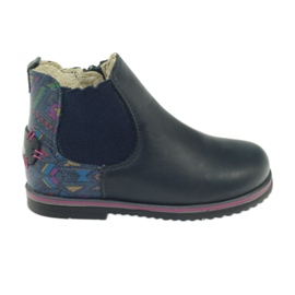 Mädchenstiefel Ren But 1479 marineblau mehrfarbig