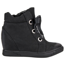 Schwarze Vinceza-Sneaker