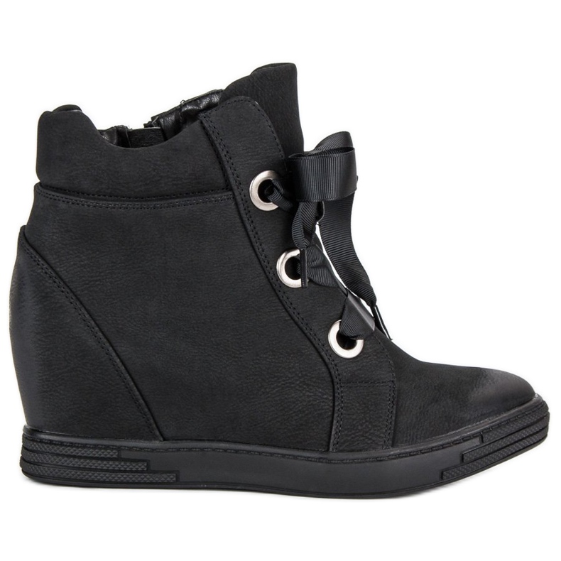 Schwarze Vinceza-Sneaker