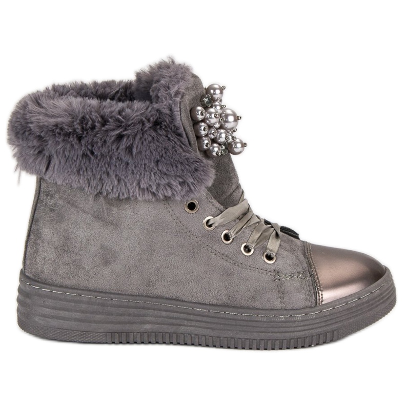 Warme Turnschuhe grau