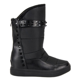 Seastar Schwarze Rock-Schneestiefel