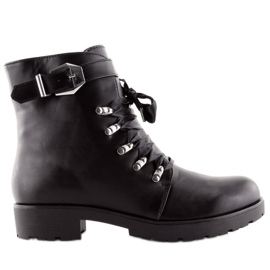 Schwarze Stiefel und ein Band schwarz FC-H125 Black
