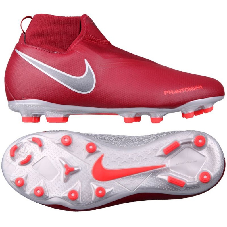 Nike Phantom VSN Academy DF FG Jr AO3287-606 Fußballschuhe rot