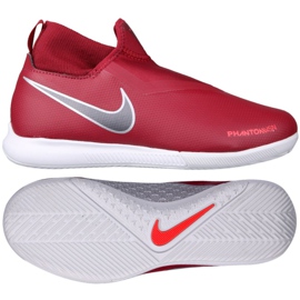 Hallenschuhe Nike Phantom Vsn Academy Df Ic Jr AO3290-606 rot rot