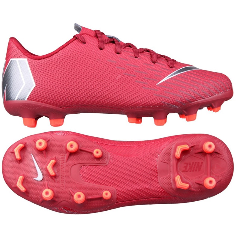 Nike Mercurial Vapor 12 Academy Gs Mg Jr AH7347-606 Fußballschuhe rot rot