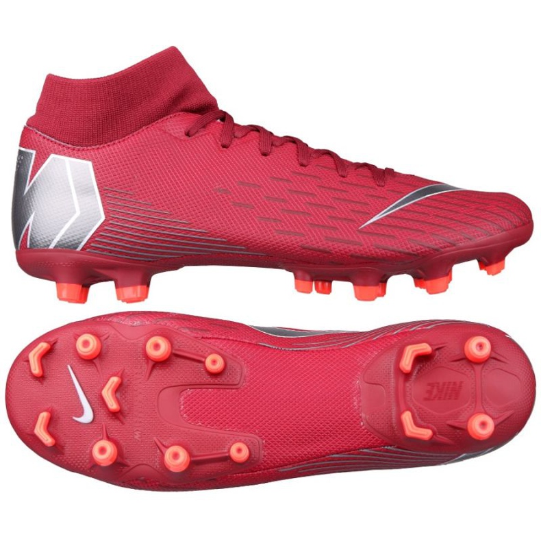 Nike Mercurial Superfly 6 Academy Mg M AH7362-606 Fußballschuhe rot rot