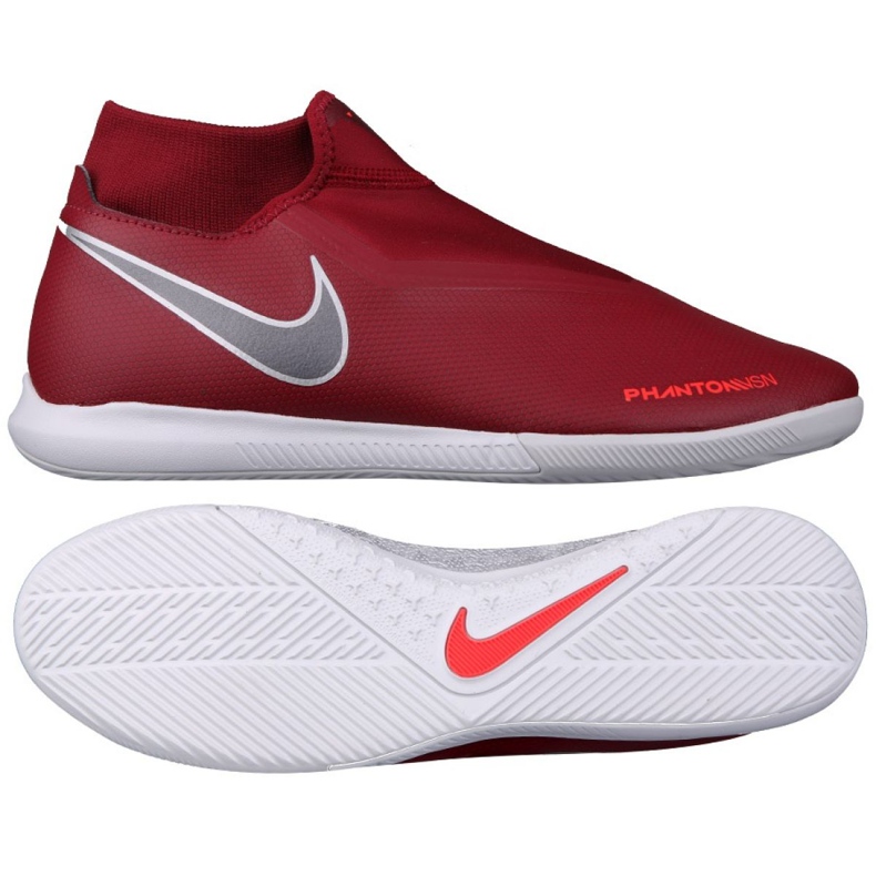 Hallenschuhe Nike Phantom Vsn Academy Df Ic M AO3267-606 rot rot