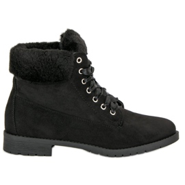 Seastar Wildleder geknotete Stiefel schwarz