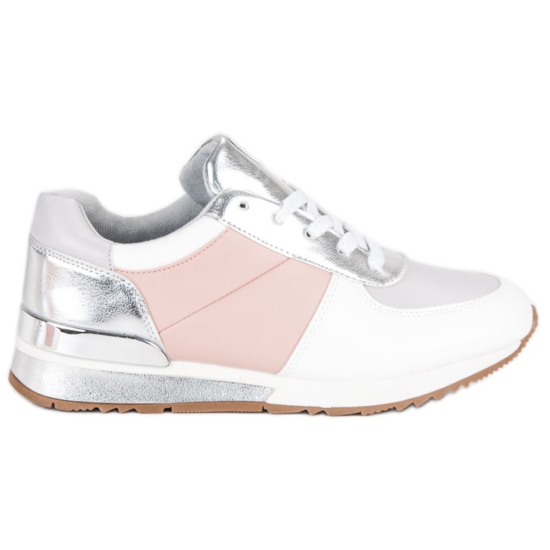 Betler Pastell Sportschuhe weiß grau rosa