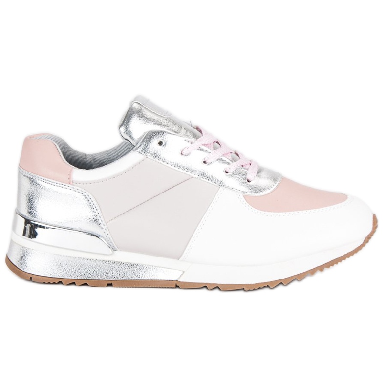 Betler Pastell Sportschuhe weiß grau rosa