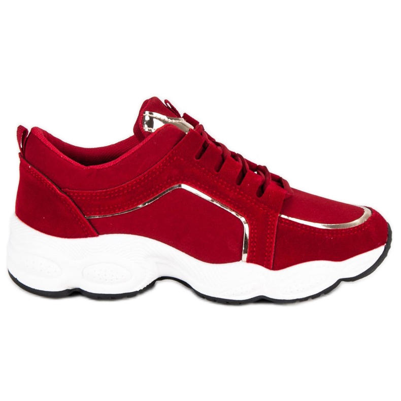 Vices Wildleder Sportschuhe Laster rot