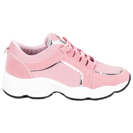 Vices Wildleder Sportschuhe Laster rosa