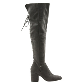 Graue Stiefel mit Absatz Grau Big Star 274519