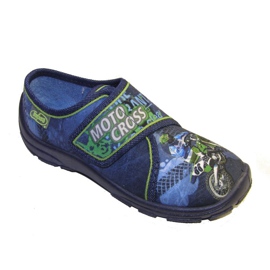 Befado Kinderschuhe 974Y325 grün marineblau