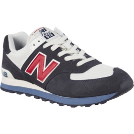 New Balance Ml574esc weiß rot marineblau