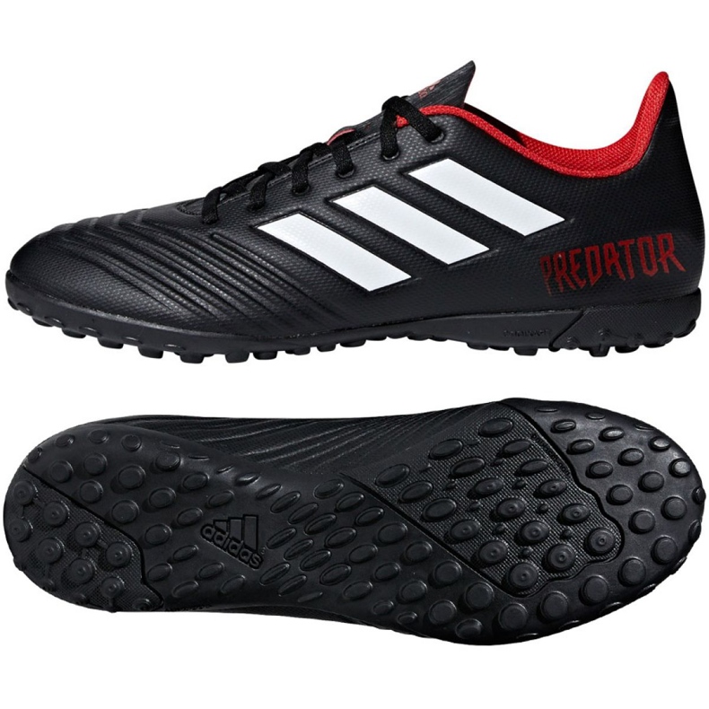 Adidas Predator Tango 18.4 Tf M DB2143 Fußballschuhe schwarz schwarz