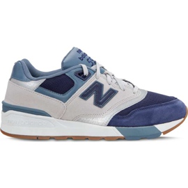 New Balance Ml597ngt Silber grau mehrfarbig marineblau