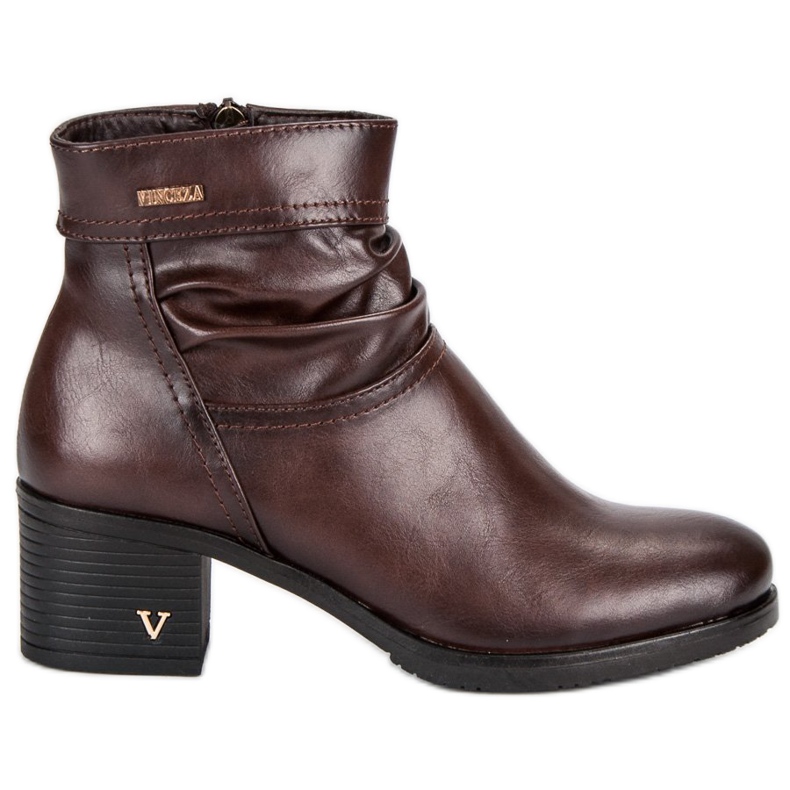 VINCEZA braune Damenstiefel