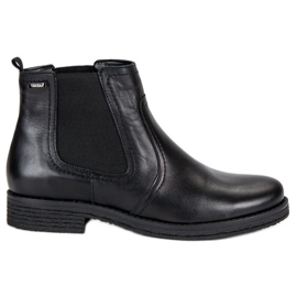 Schwarze Chelsea-Boots von VINCEZA