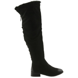 M.Daszyński Stiefel mit Dose schwarz 1602