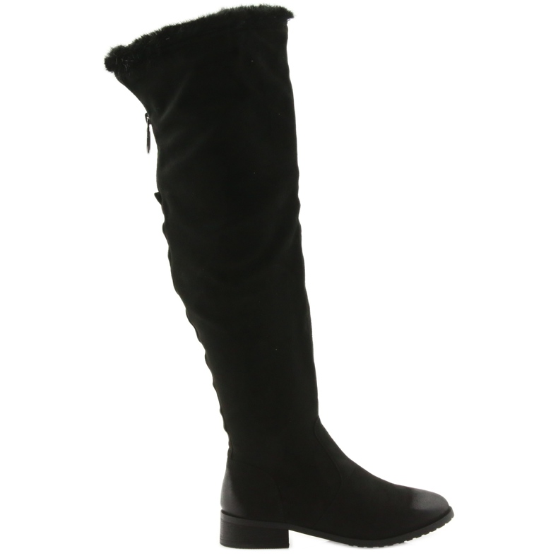 M.Daszyński Stiefel mit Dose schwarz 1602