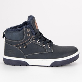 Arrigo Bello Jugend Turnschuhe über dem Knöchel blau