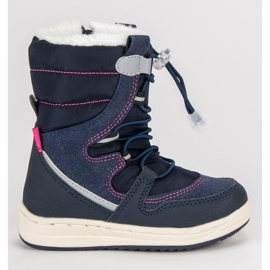 Arrigo Bello Warme Schneeschuhe blau