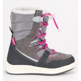 Arrigo Bello Warme Schneeschuhe grau