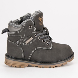 Arrigo Bello Warmer Trapper auf dem Reißverschluss grau