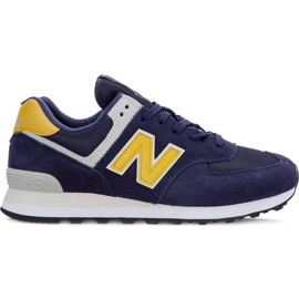 New Balance Ml574smb-Pigment mit Messing gelb marineblau