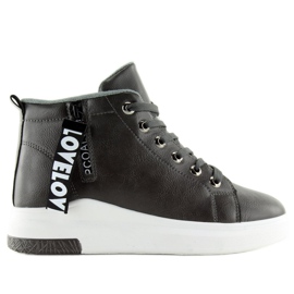 Graue knöchelhohe Sneakers A29 Grau